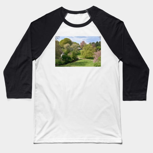 Castle Gardens Baseball T-Shirt by RJDowns